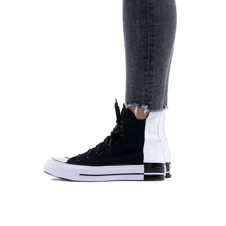 Converse Chuck Taylor All Star 1970s Round-toe Lace-up High Top Canvas Shoes Unisex Black & White
