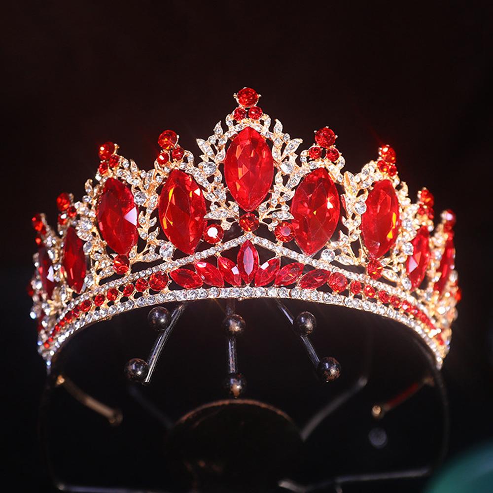 Bridal Headdress European Style Hair Accessories Zircon Diamond Crown Princess Crown Headdress Wedding Dress Accessories