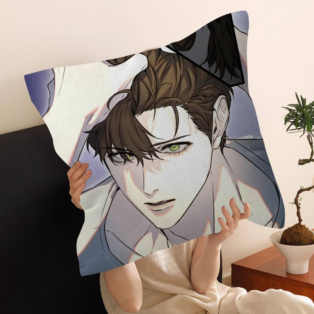 Cartoon N-Nerd P-Project Bl Anime Cushion Cover Polyester Sofa Cushions Decorative Throw Pillows Home Decoration Pillowcover