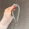 Popular Mobile Phone Lanyard Strong 8mm Nylon Rope Wrist Portable Keychain Bag Pendant Anti-loss Short