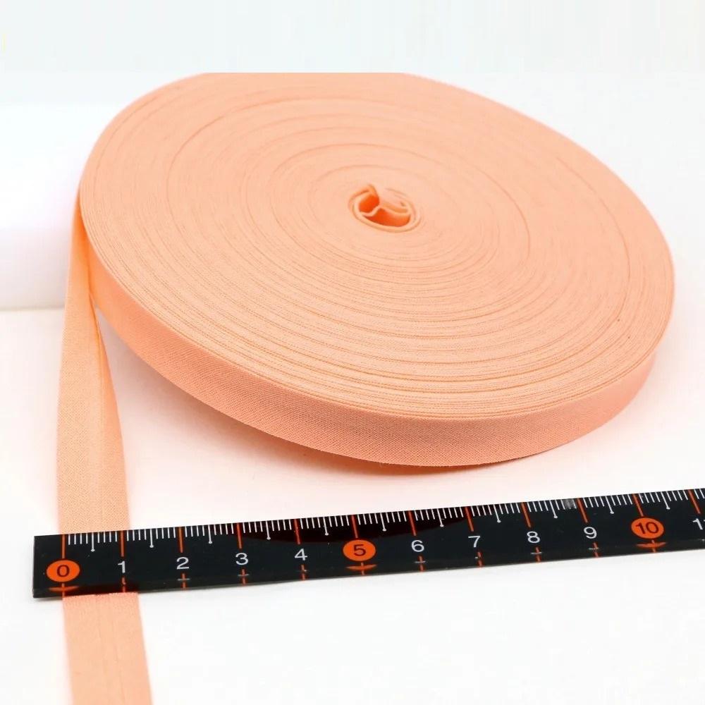 12mm(1/2") Narrow Ironed Single Folded Cotton Solid Color Bias Binding Tape Diy Ribbon Garment Quilt Craft Sewing Accessories