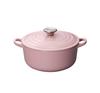 Cast Iron Enameled Pot Cocotte Ronde 18 Cm Chiffon Pink Induction Oven Dishwasher Safe