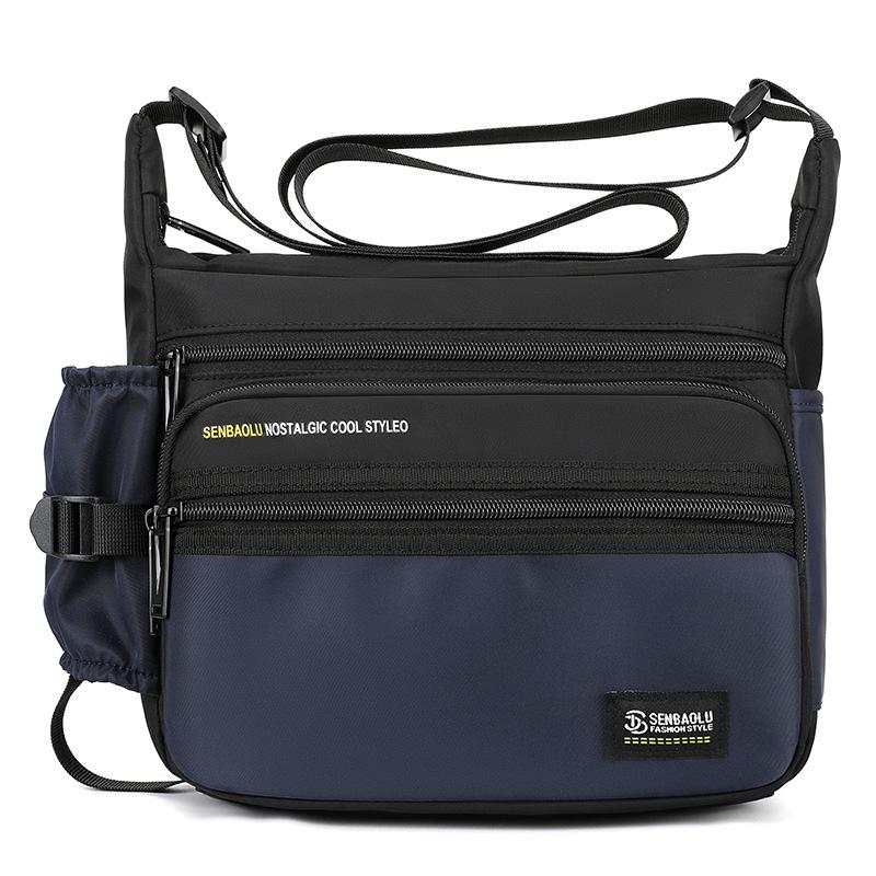 

Мужская сумка Легкая Оксфордская сумка через плечо Деловая сумка через плечо темно-синий