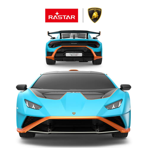 RASTAR 1/24 Lamborghini Huracan STO Radio Controlled Model Car, 2.4GHz, Blue