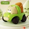 4 Pcs Inertia Cartoon Animal Engineering Vehicle High QualityTipper Boy Interactive Sliding Car