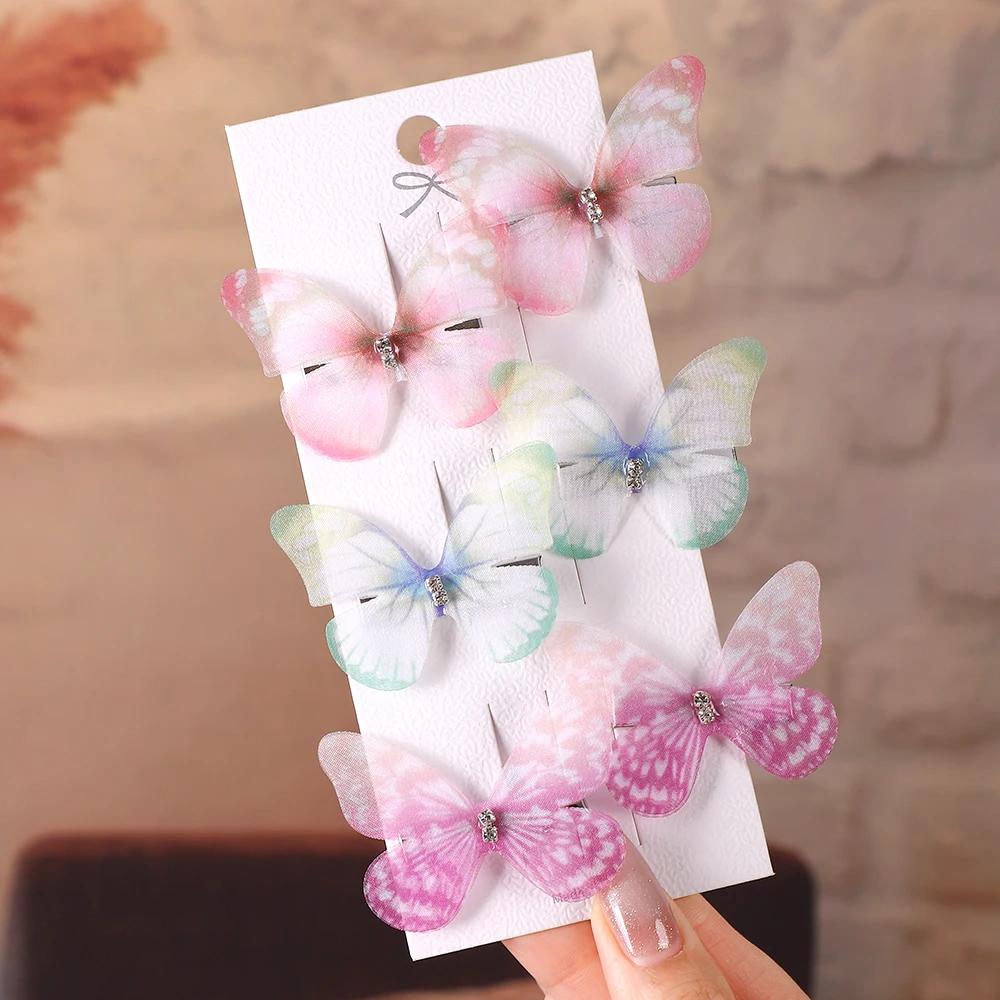 LOVEKIKI Boutique Butterfly HairclipsThat Do Not Hurt Hair Handmade Hairgripes Womens Y2k Headdress Fashion Hair Accessories