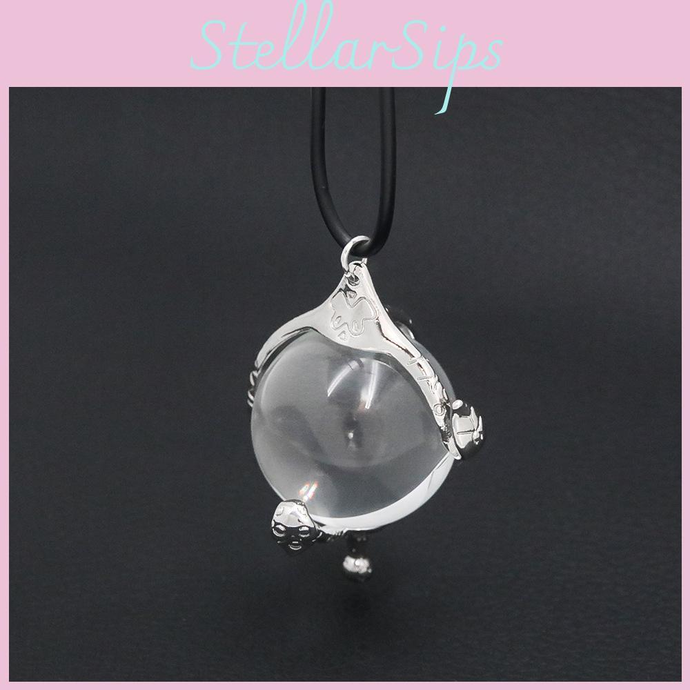 Pendant Alloy Witch Necklace With Leather Chain For Cosplay Enthusiasts Gift