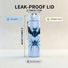 1PC Dark Bat Spider Dragon Art 750ml Color Plastic Sports Water Bottle Leakproof Flip Straw Lid Suitable for Sports Office Home Use