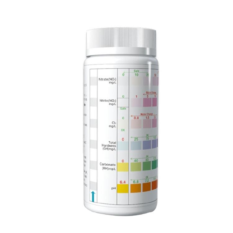 

6 in 1 Aquarium Swimming Pool PH Test Strips Water Quality Test Paper Tool 1