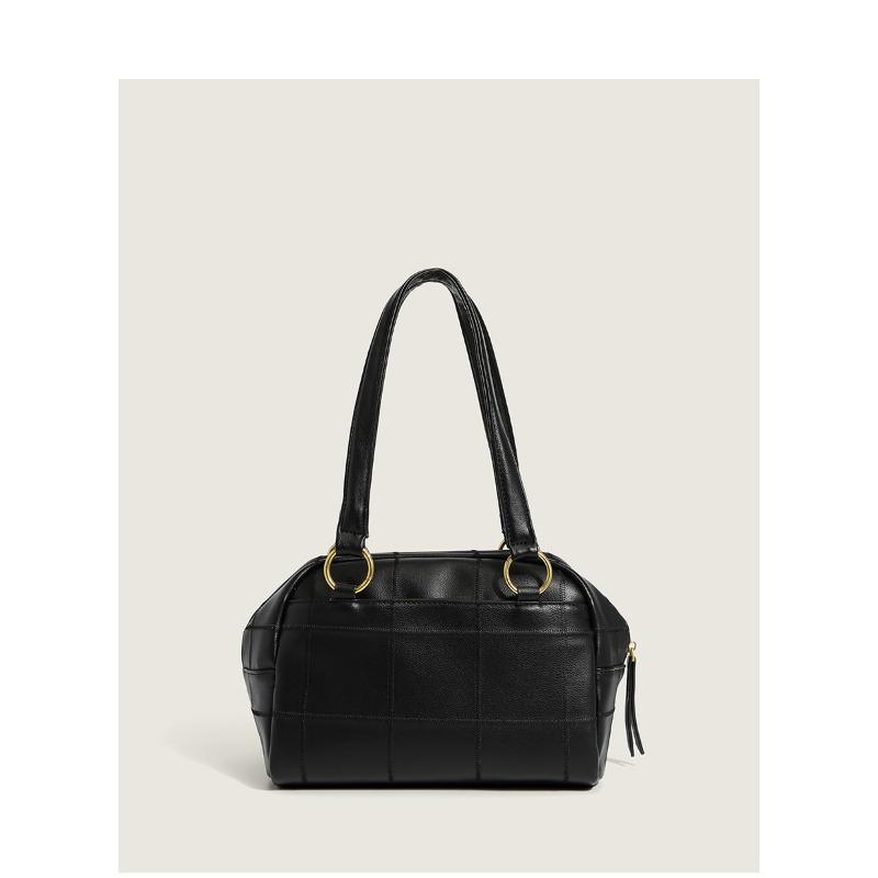 

High-quality checkered embossed handbag, male and female neutral underarm bag, large-capacity shoulder bag, custom-made. 28X16x high 18 чорний