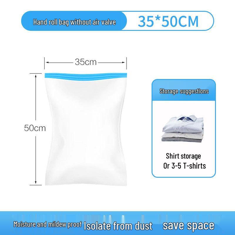 Vacuum Compression Storage Bag for Clothes, Quilts, and Pillows