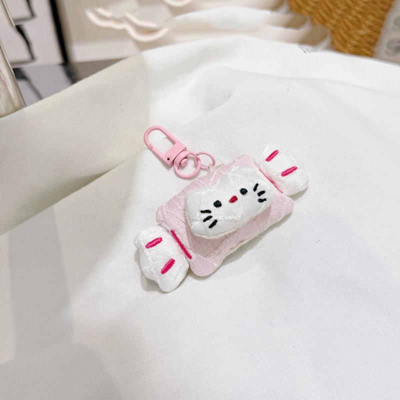 Cartoon Niedliche Kt Katze Plüsch Schlüsselanhänger Lieblich Stoffpuppe Schlüsselring Taschenanhänger Rucksack Hängedekoration Mädchen Geburtstagsgeschenke