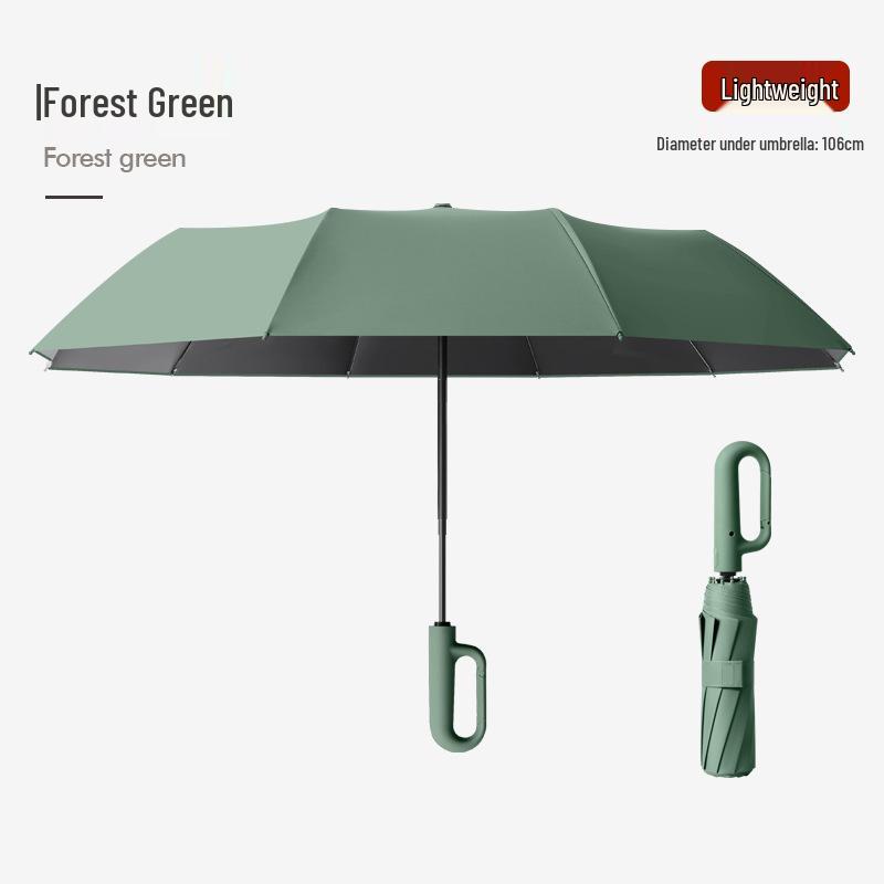 Schlaufen-Schnalle Automatischer Umkehrschirm - Winddicht, Reflektierend, Faltbarer Regenschirm für Männer und Frauen