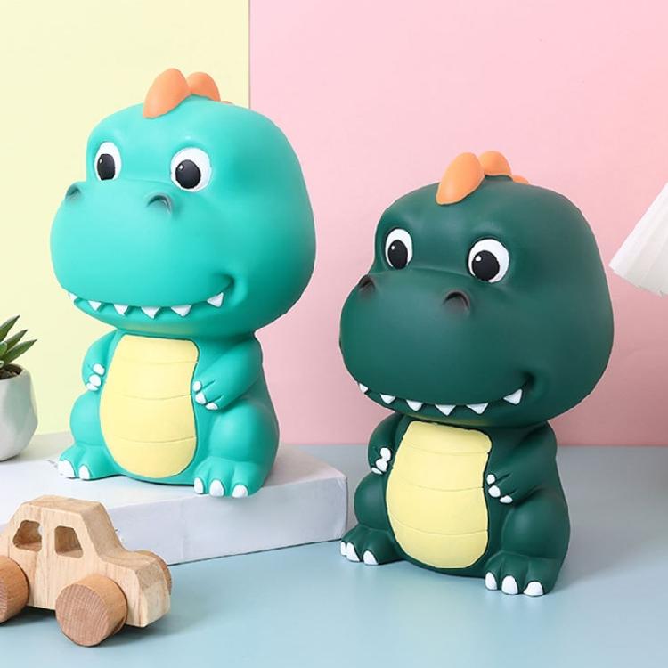 Dinosaur Piggy Banks Coin Container Shatterproof Money Box Jar for Home Bedroom