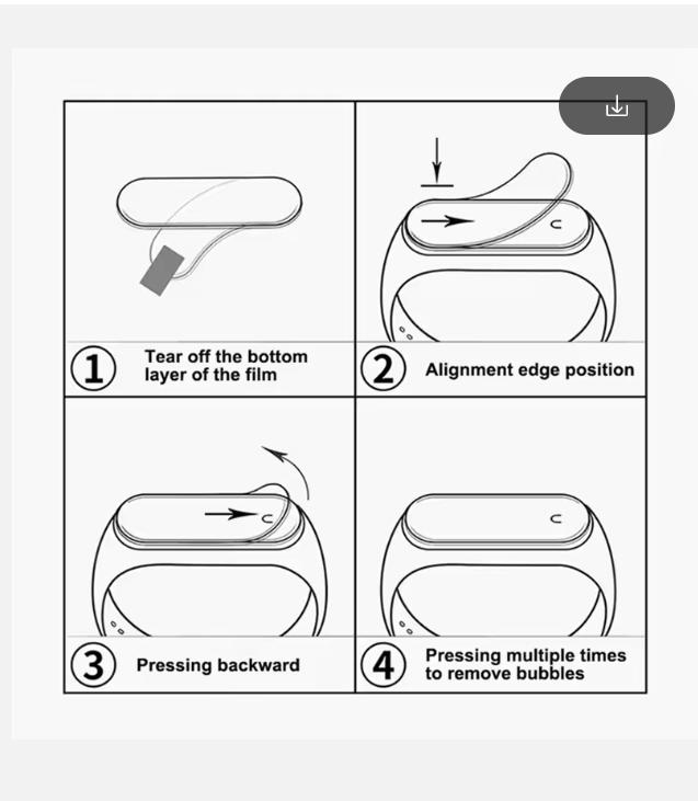 for xioami 9D Tempered Glass Film For Xiaomi Mi Band 9 8 7 6 5 4 Screen Protector Miband Smart Watchband Protective Cover Case Strap Bracelet