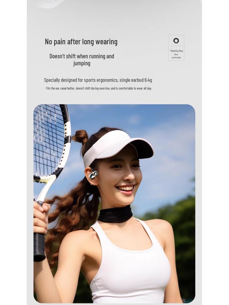 Douyin JM18 Rotatable Ear-hook Open-ear Sports Bluetooth Earphones