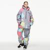 Skiwear men and women winter outdoor waterproof windproof thickened warm thickened snowboard snowboarding clothes ski suit set