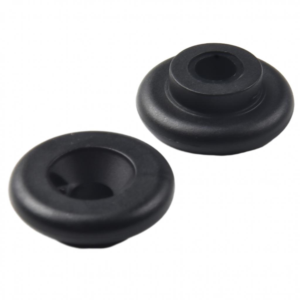 12 Stück Buchsenpad 4er-Set ABS Schwarz Gepäck Motorrad