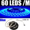 USB LED Strip Light Flexible Lamp 1M 2M 3M 4M 5M SMD3528 Diode Desk Screen TV Background Lighting Cabinet Lights Night