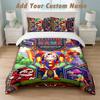 Bedding Set 1 Duvet Cover 2 Pillowcases The Amazing Digital Circus Print Soft Bed Linen Bedroom Decor