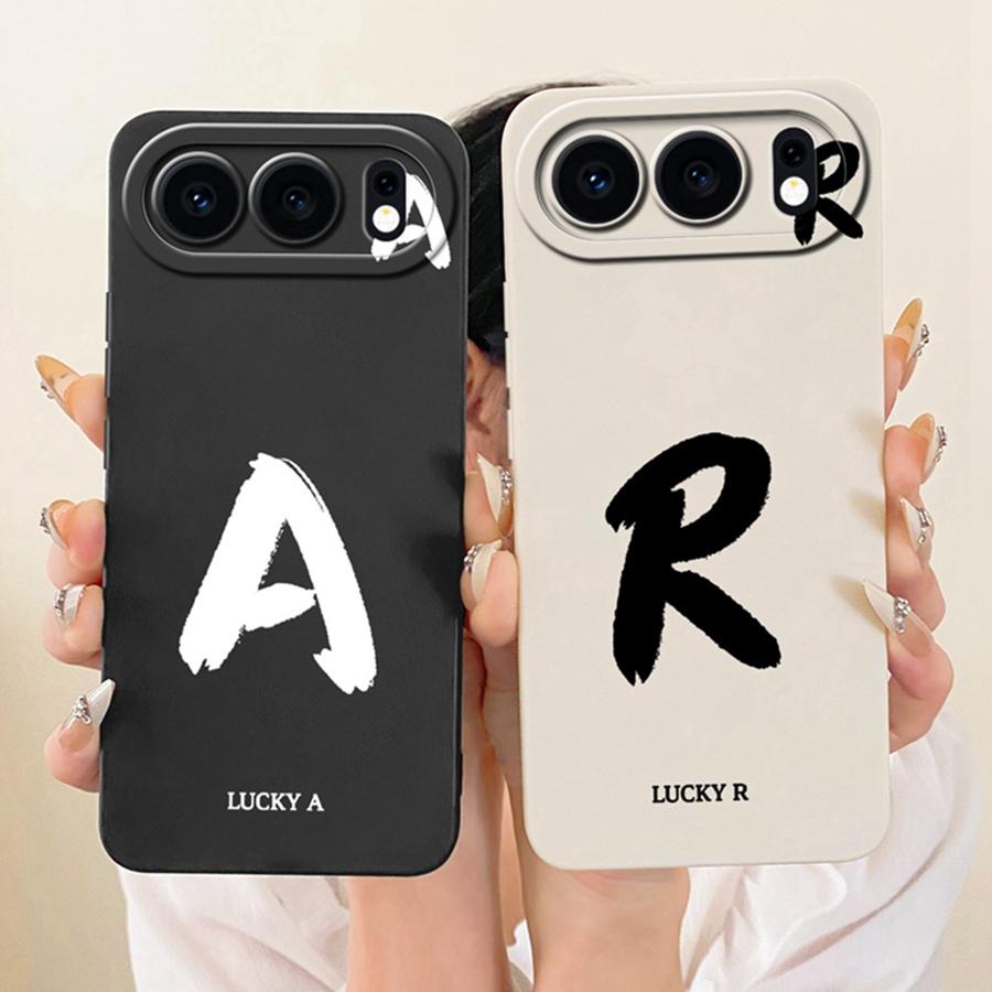For Honor 500 Pro Case Honor500 Cover Lucky A-Z Letters Soft Silicone Coque Phone Case For Honor 500Pro MEP-AN00 Cases