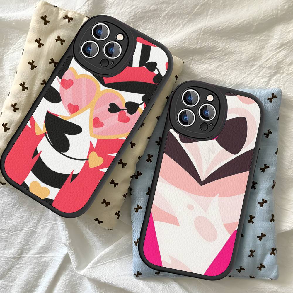 Hey A_Arnolds Cartoon Leather Phone Case For IPhone 16 14 15 Pro Plus 13 12 11 Pro Max Silicone Cover