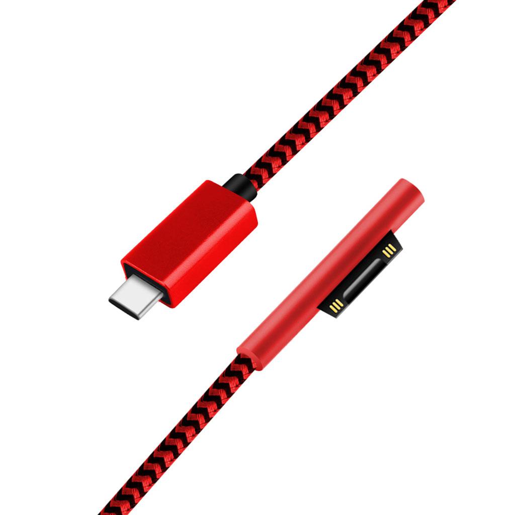 Type C Female To Surface Connect Charging Charger Cable for Microsoft Surface Pro 7/6/5/4/3 with PD Power Supply 15V 3A
