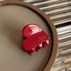 New 3.5Cm Small Hair Claw Acetate Hair Crabs for Girls Cute Heart Shaped Hairclips Women Hair Accessories Hairpins Clips