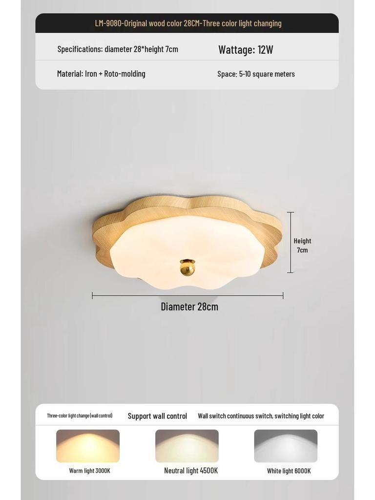 "Wabi-Sabi Retro Gold Ceiling Lamp: Medieval Resin Design for Master Bedroom and Study"