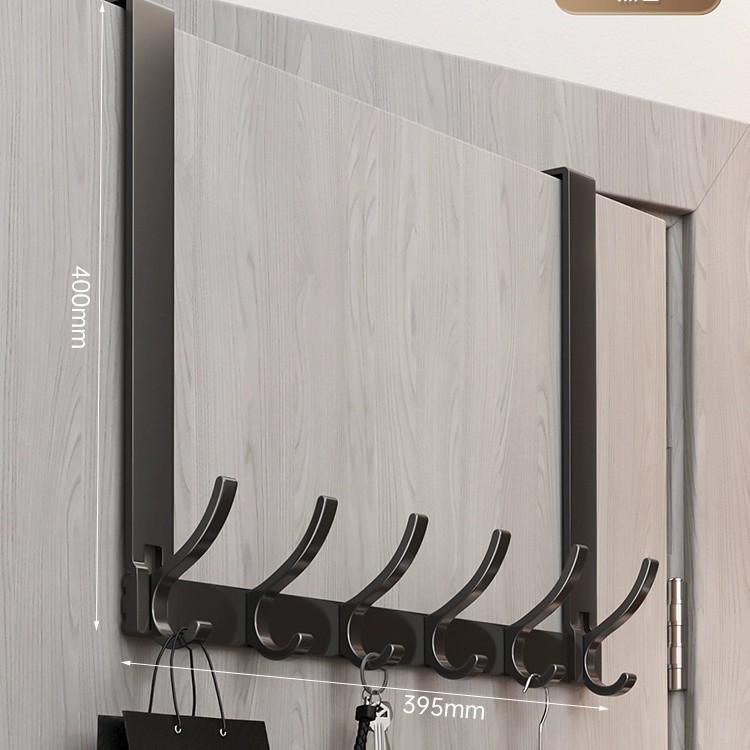 Über-Tür Ohne Bohren Mantel- und Hutablage mit Haken zur Schlafzimmeraufbewahrung