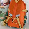 New contrasting color casual backpack large capacity personalized campus style junior high school student backpack