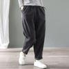 Corduroy Pants Women's Autumn and Winter Loose Large Size Plus Velvet Thickened Radish Velvet Casual Harlan Trousers