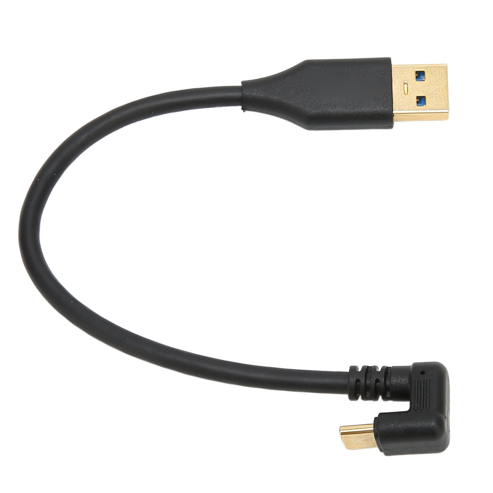 

USB-кабель 5 Гбит/с USB 3.0A Male AMC to TypeC U Type Elbow ABS Data Cable для зарядки и передачи данных 1m / 3.3ft