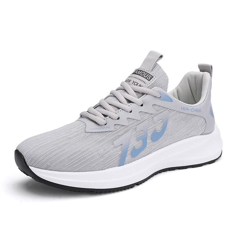 

Men s shoes 2025 spring new sports shoes fashion outdoor casual shoes trend platform running shoes Korean version of dad shoes 44