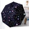 1pc Cat Constellation Pattern Automatic Folding Umbrella - Portable Collapsible Design, 8-Rib Iron Frame, Durable Fabric Yy251125148