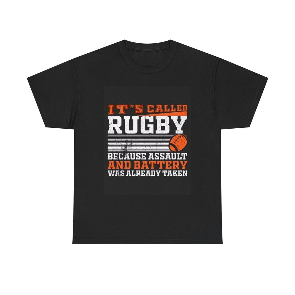 

Its Called Rugby Shirt Funny Football Graphic Jokes Unisex Heavy Cotton Tee 4XL