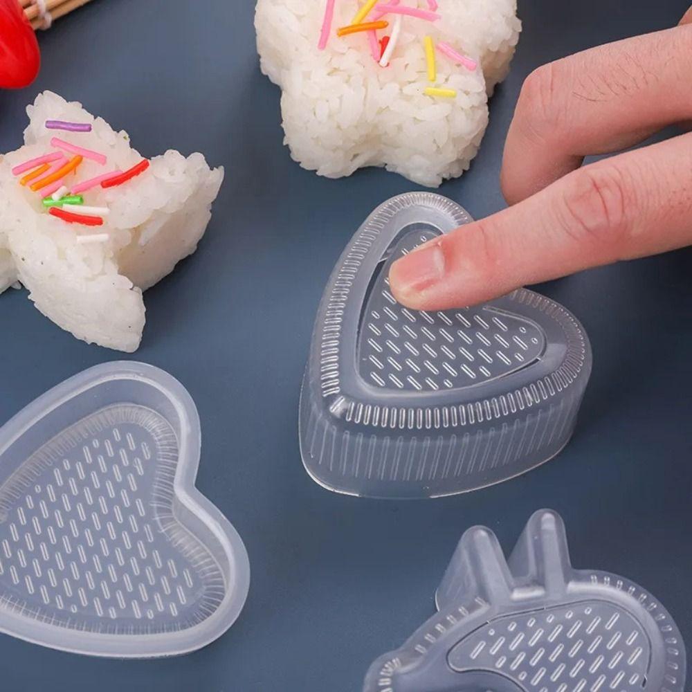 DIY Rice Ball Mold Transparent Sushi Mould New Sushi Tools  Children