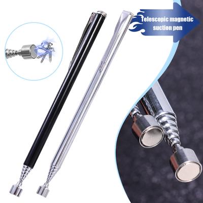 Car Telescopic Magnetic Picker Retractable Pickup Pen Stainless Steel Stick Nut Bolt Portable Auto Repair Hand Repair Tools 65cm