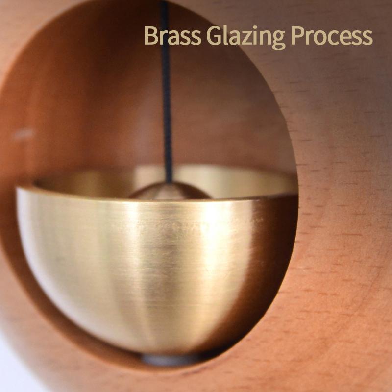 Delicate Wind Chimes Wooden Landscape Bell Wireless Entrance Door Bell Alert Bell Door Hanging Decoration Home Ring Bell