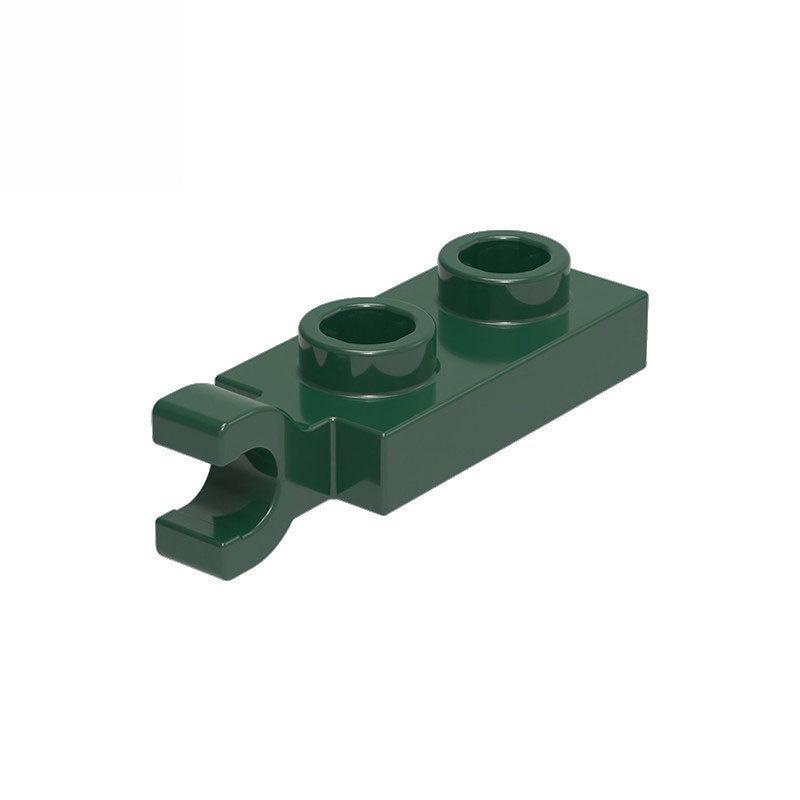 50pcs 63868 42923 Modified 1 x 2 Clip on End Bricks Collections Bulk Modular GBC Toys For Technical MOC DIY Building Blocks Comp