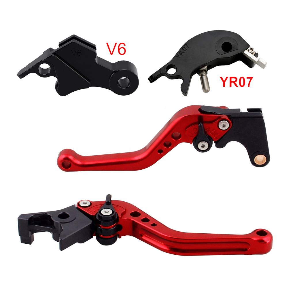 NEW Short Clutch Brake Lever fit for YAMAHA XSR900 XSR900GP MT-09 MT-09SP 24-25 Red