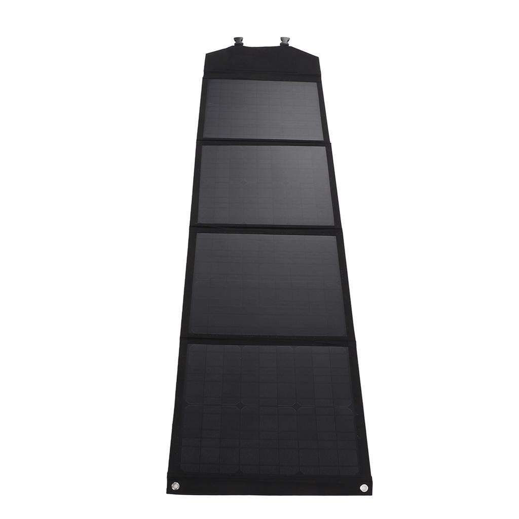 80W Solar Panel Folding Bag with DC Port and 2 USB Output Portable Fast Charge Solar Charger for Mobile Phone Tablet