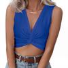 Damen S Sommer Sexy Crop Tanktop Ärmellos Slim Fit Für Oberbekleidung Und Unterwäsche