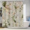 Nature-Inspired Floral Bath Shower Curtain Waterproof Decorative Home Decor Customizable Lengths Available For Purchase On Aliex