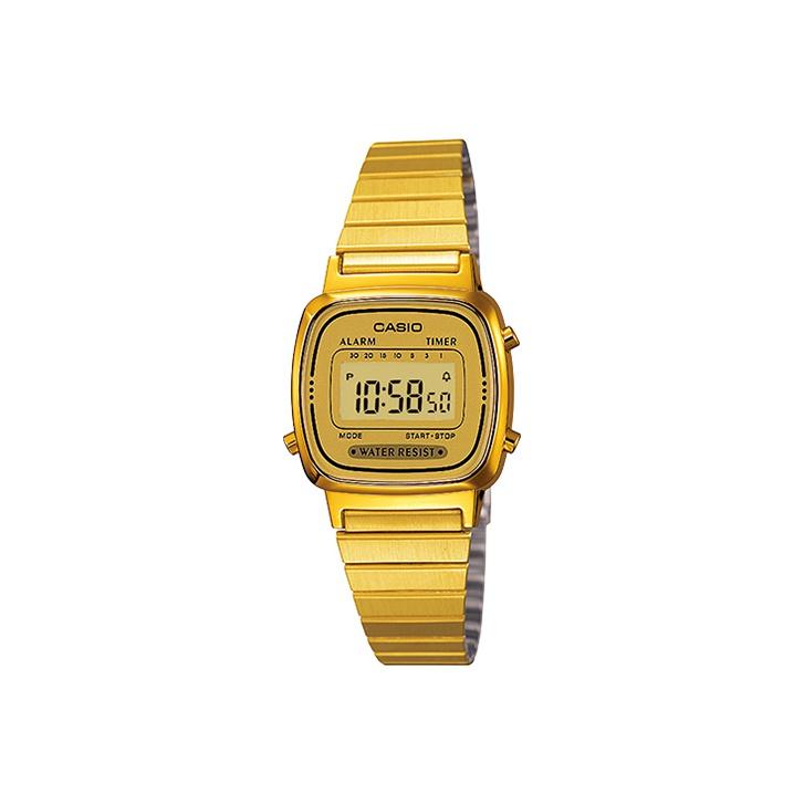 CASIO Women s YOUTH Gold Watch LA670WGA-9D LA670WGA-9D Gold Dial