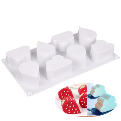 West Point Doused Noodles 8 Even Cloud Drops Strawberry Mousse Silicone Cake Mould DIY