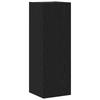8 Piece TV Cabinet Set Black Oak Effect Wood Based Material