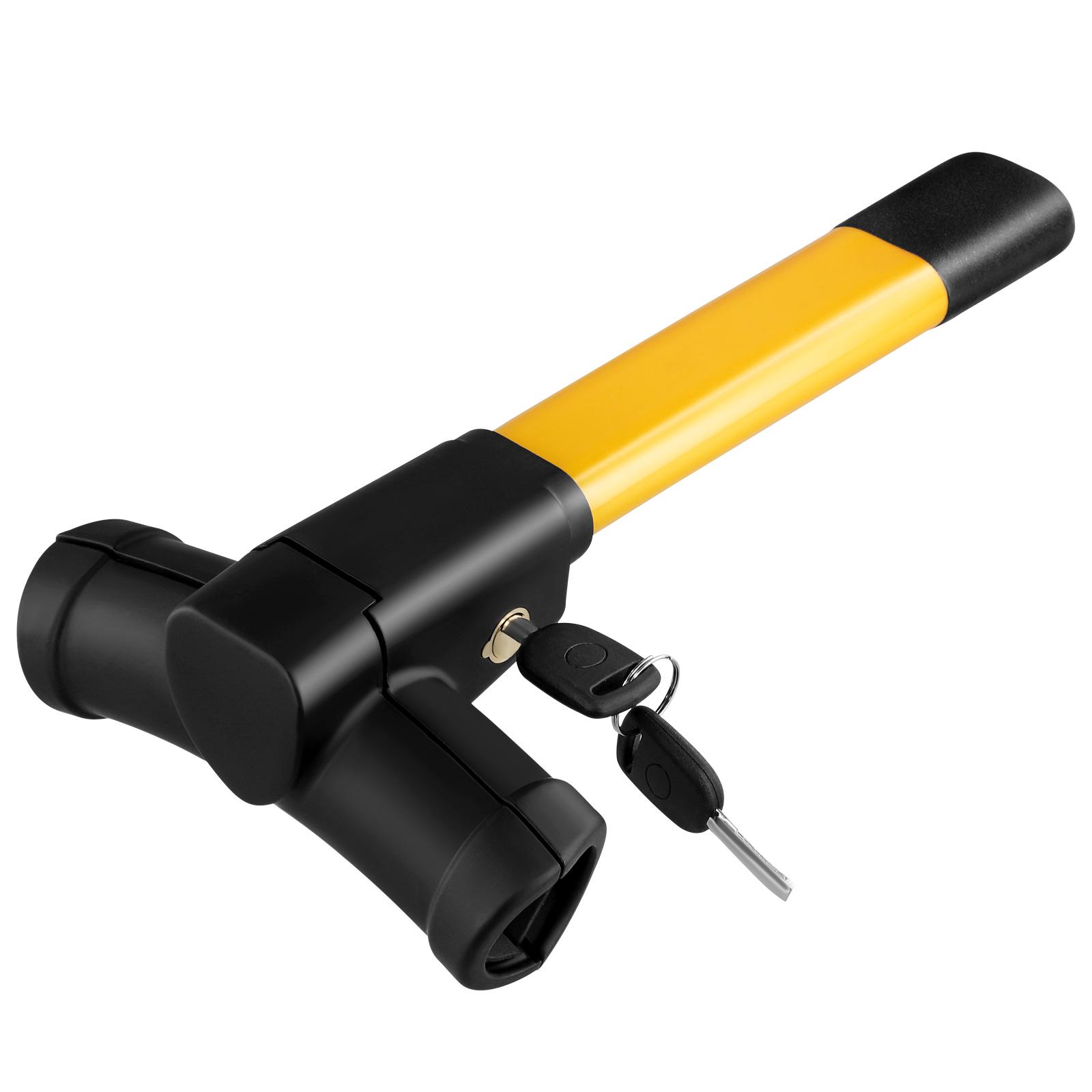 

Замок рулевого колеса автомобиля, универсальный, прочный, нержавеющий, противоугонный, поворотный, повышает безопасность автомобиля жёлтый