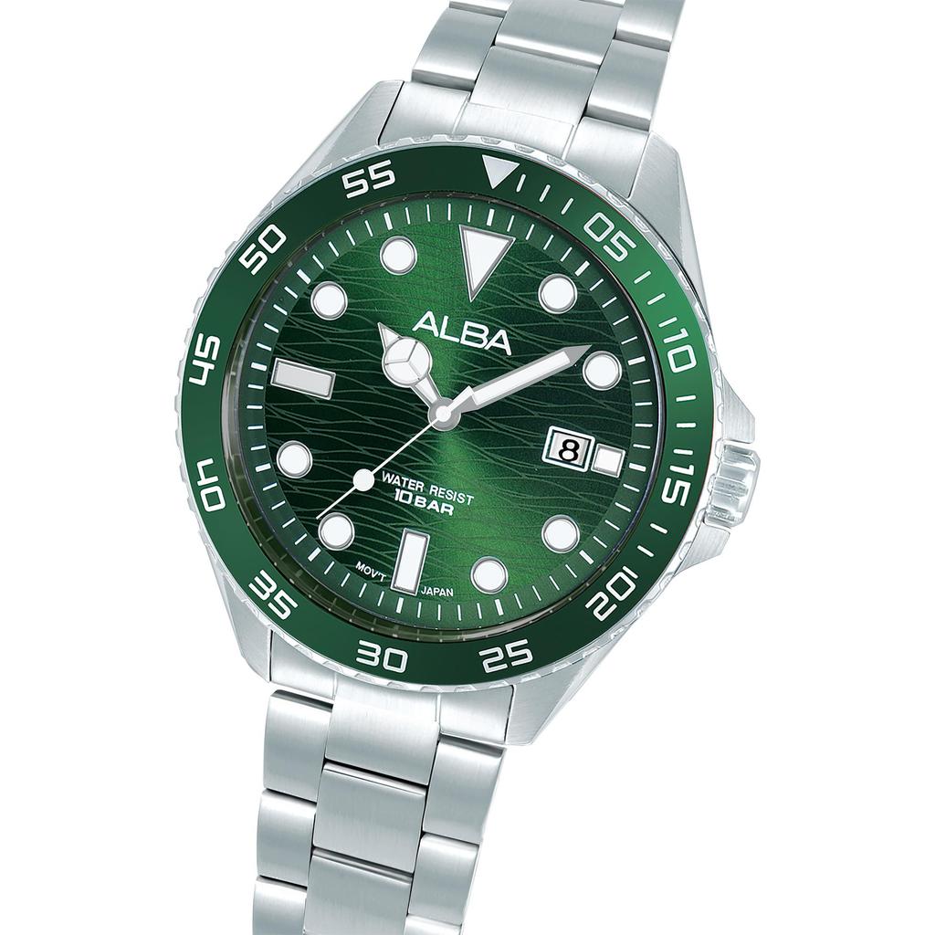 ALBA (Von Seiko) Aktive Quarz Vereinfachte Herrenuhr AS9V59X1