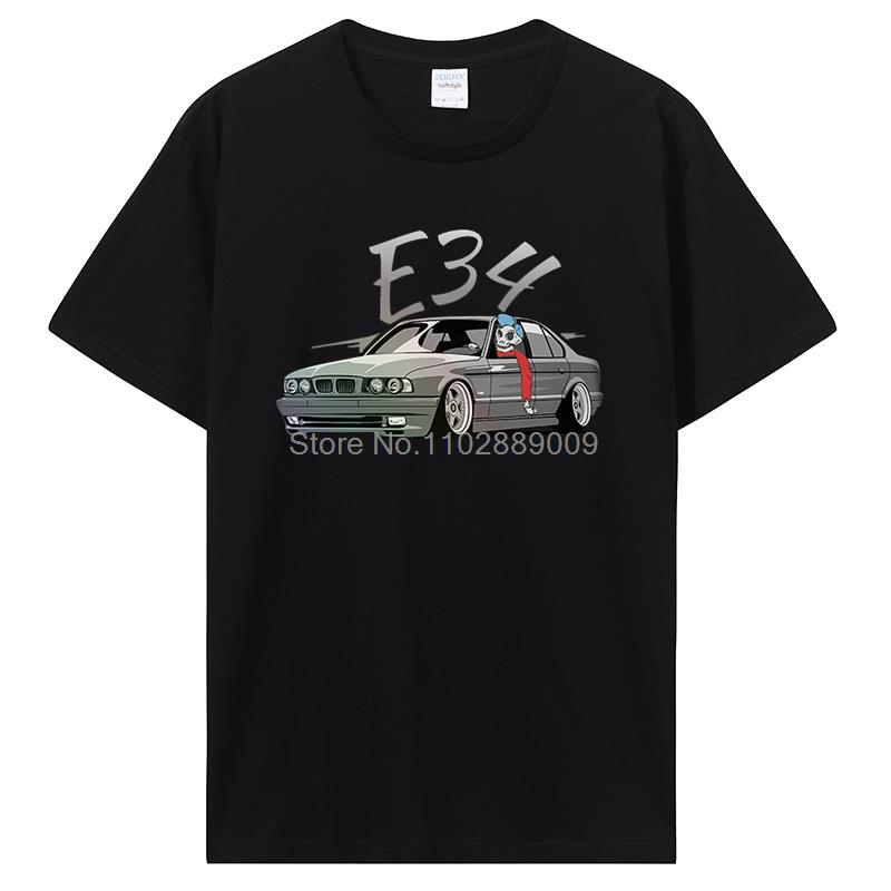 

Glstkrrn E34 Men Tshirt Summer Male Oversized T Shirt Men Clothing Harajuku Fashion Streetwear Tees Retro Cotton T Shirt 4XL